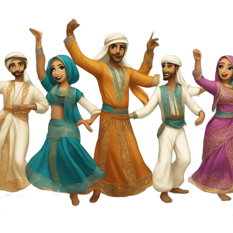 arab dancing emoji