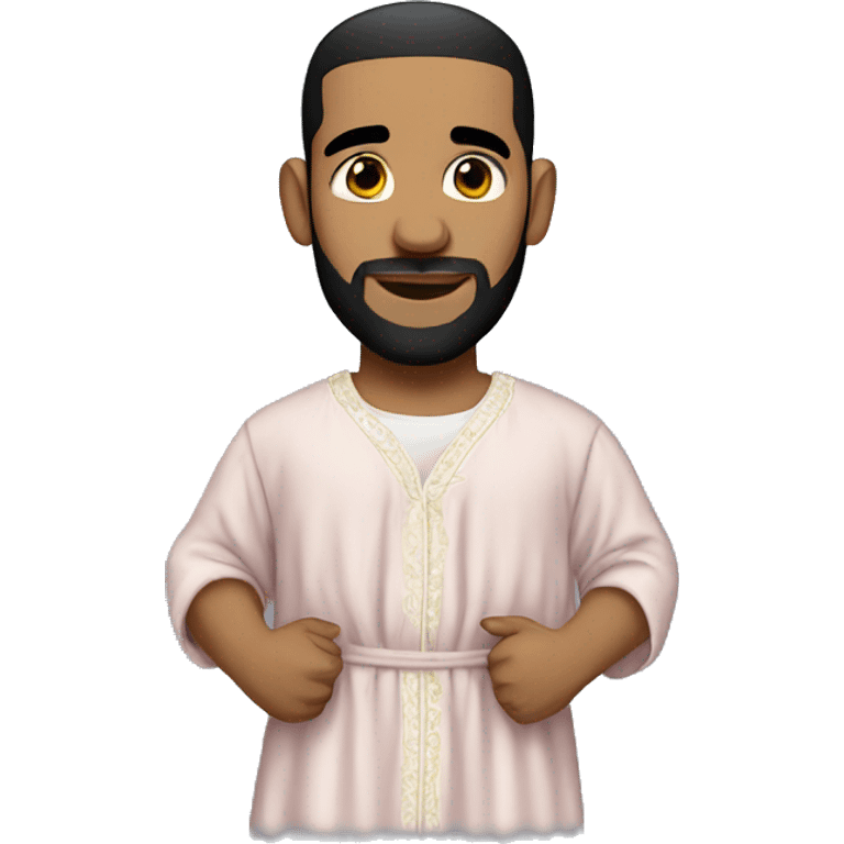 Drake in night gown emoji