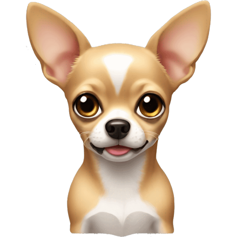 Chihuahua cute face emoji