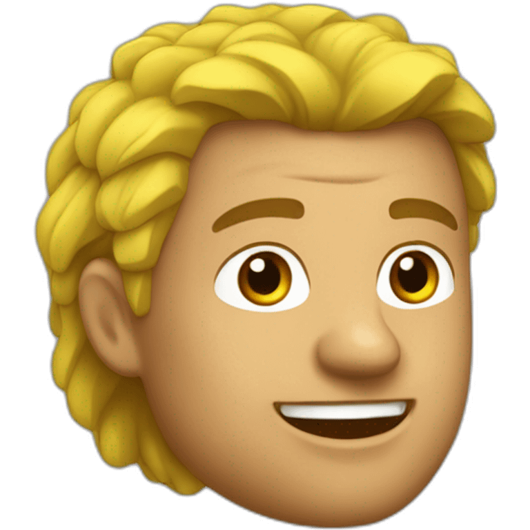 Le gros JDG avec sa chhemises hawaienne jaune emoji