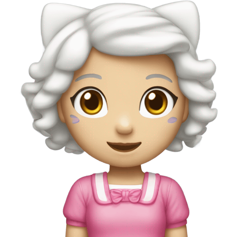 iOS 18 hello kitty girl emoji