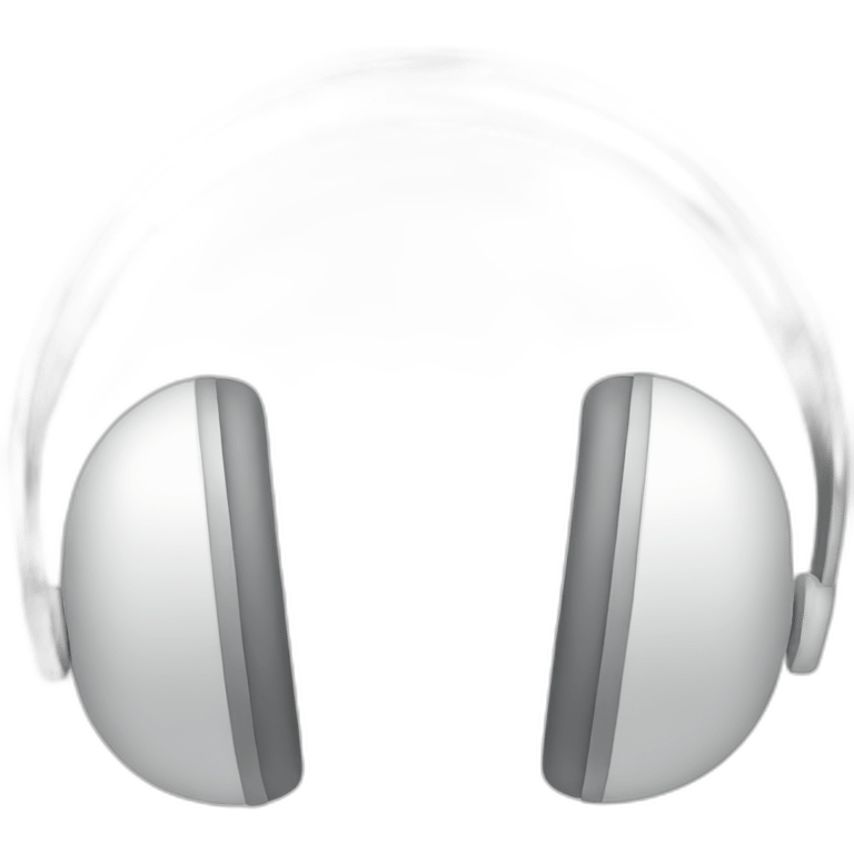 White headphone emoji