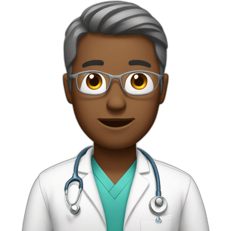 Guy in hospital emoji