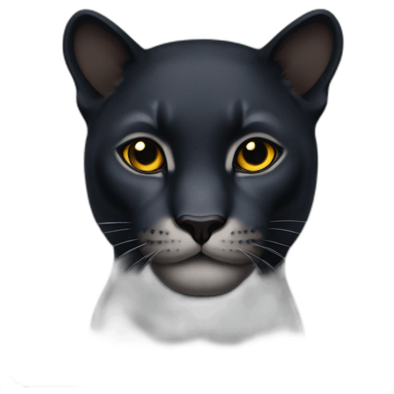 Panthère noire emoji