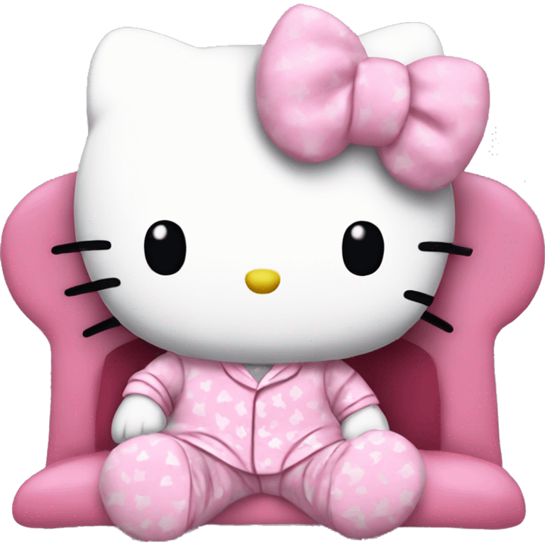 Hello Kitty en pyjama hello kitty  emoji