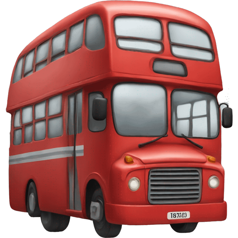 Red Bus emoji