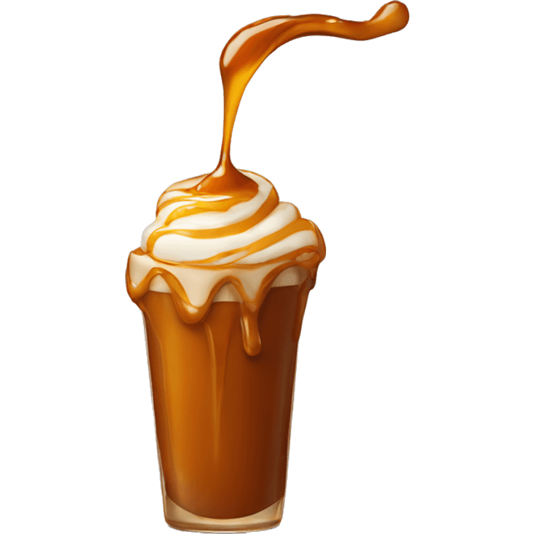 caramel pour emoji