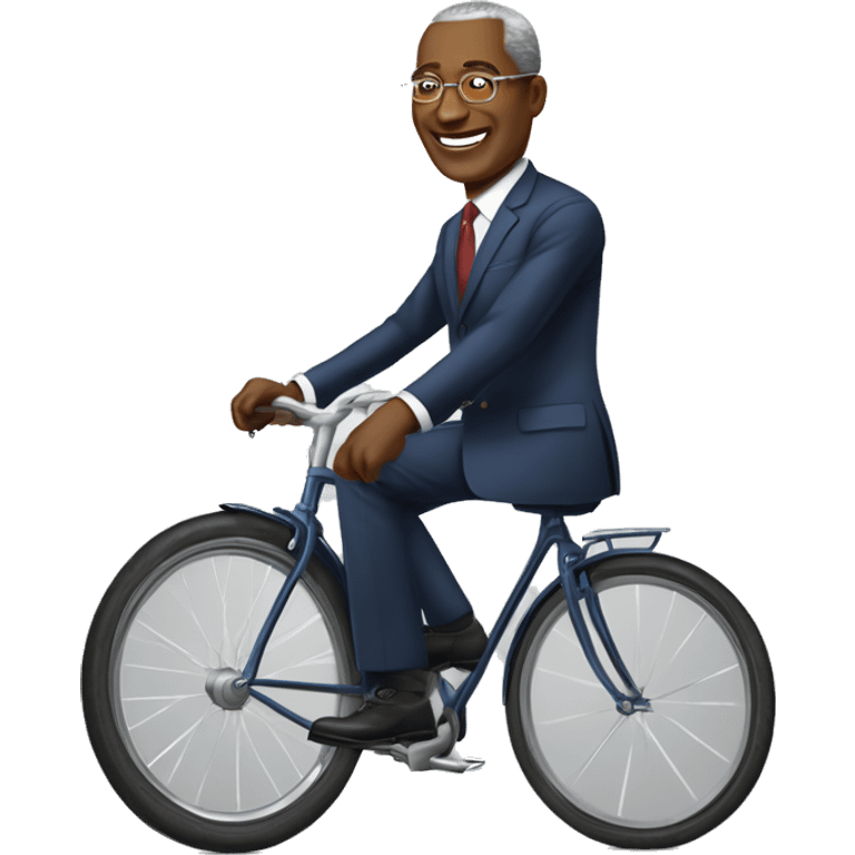 Je veux Patrice talon le président de sur un vélole président de la République emoji