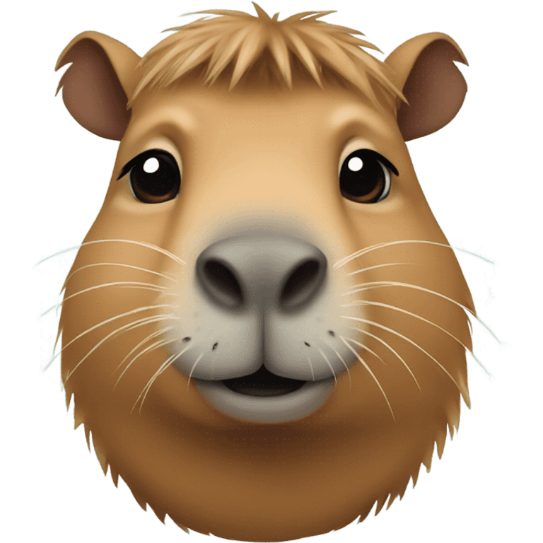 A cute capybara  emoji