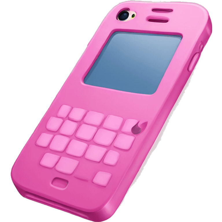 Pink iPhone 16 emoji