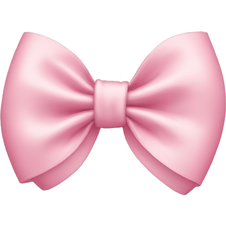 light pink bow emoji