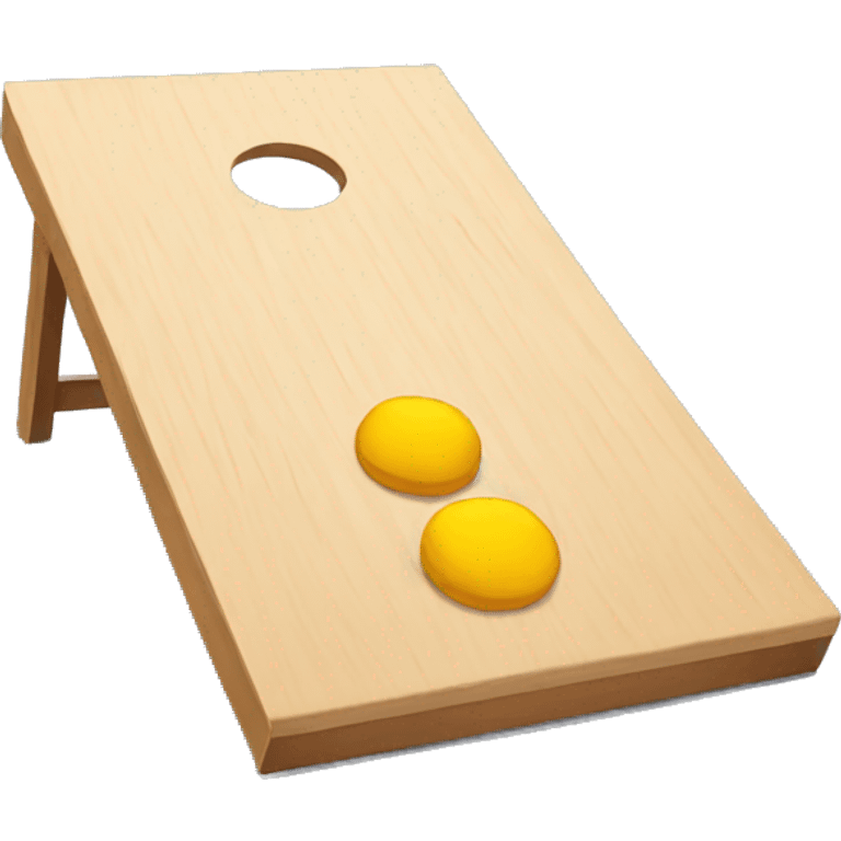 Cornhole  emoji