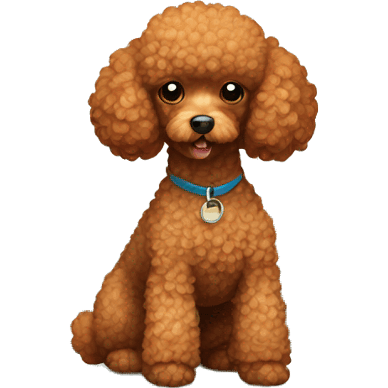 red toy poodle  emoji