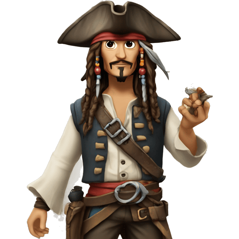 Jack sparrow qui boit du rom  emoji