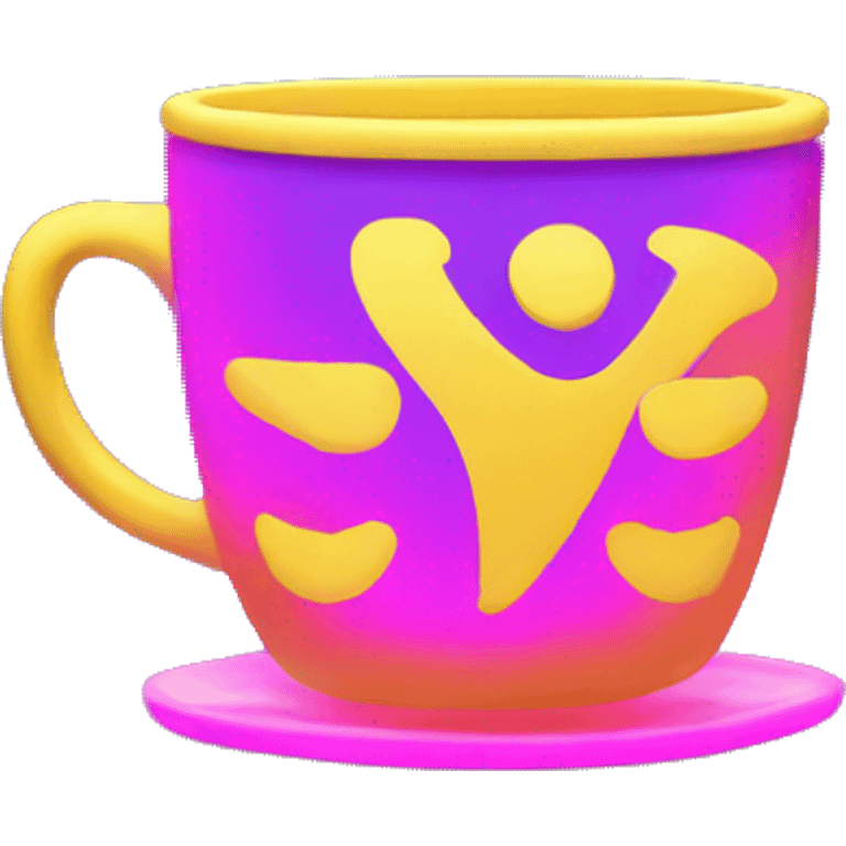 cup winner neon emoji