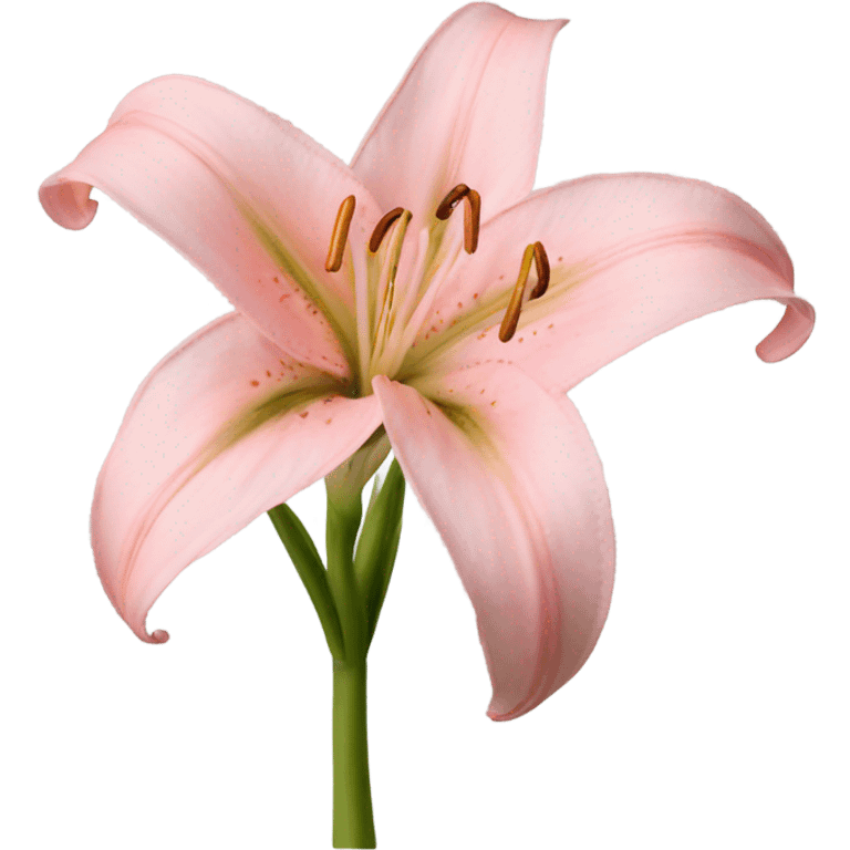 light pink lilium emoji