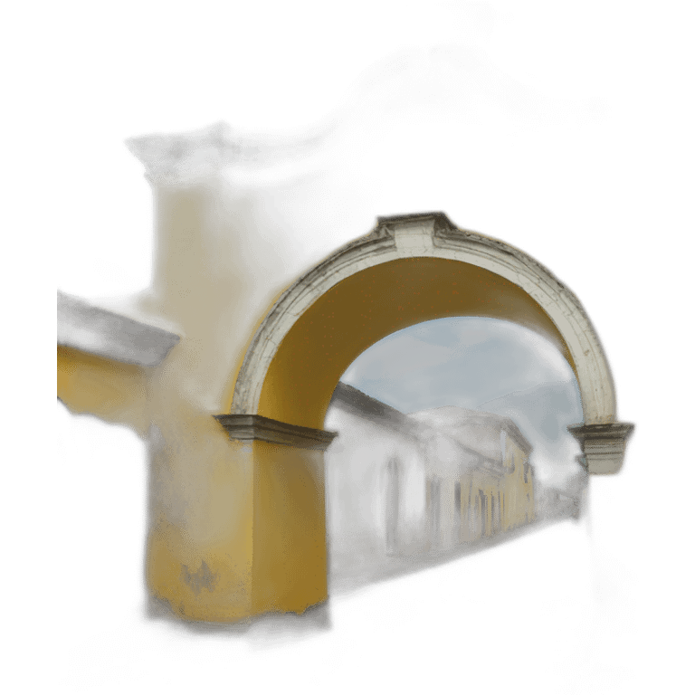 Antigua guatemala yellow Arch emoji