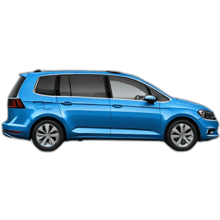 blue volkswagen touran emoji