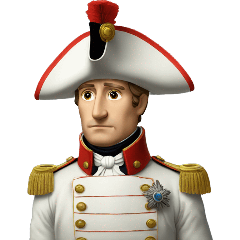 Napoleon with his hat emoji