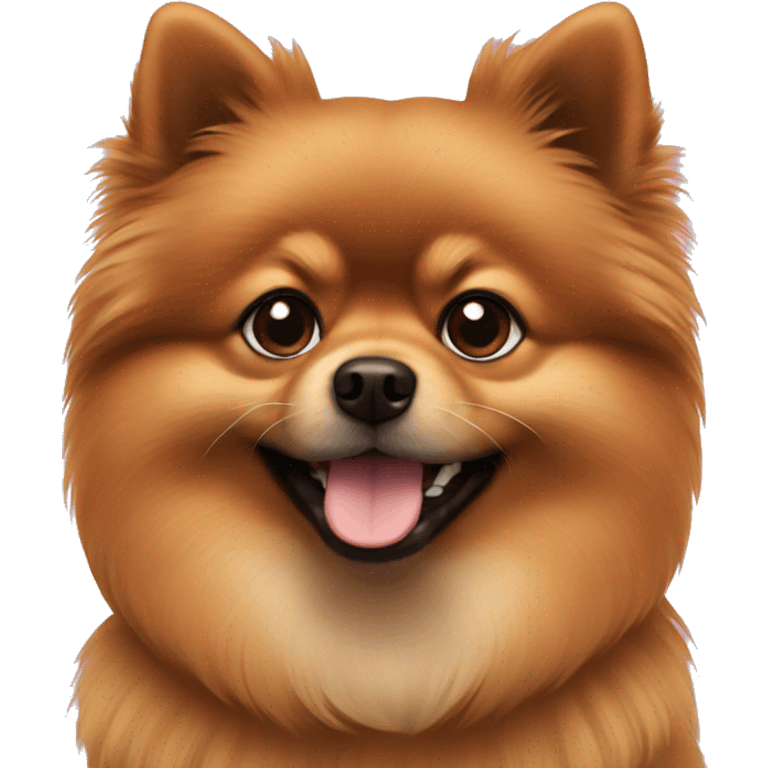 brown pomeranian emoji