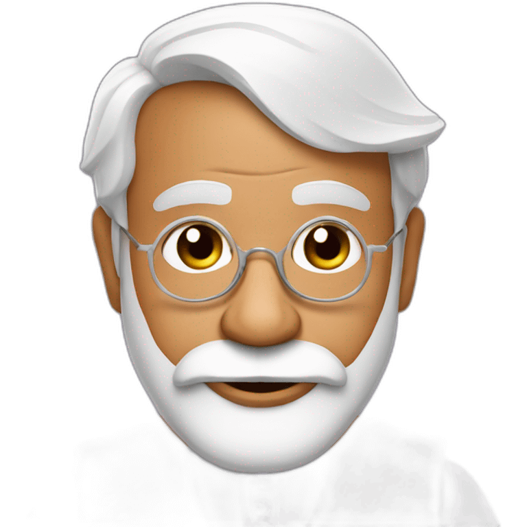 narendra modi in funky fashion look emoji