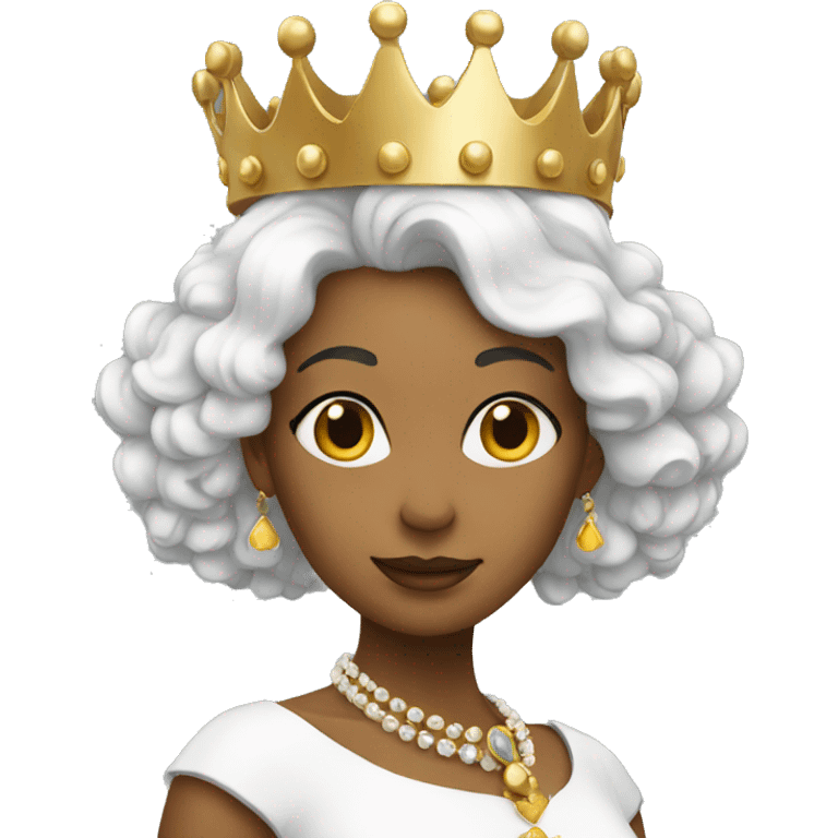 queen white emoji