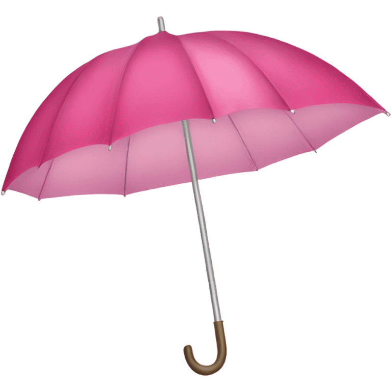 pink umbrella with flower detail and crystals emoji