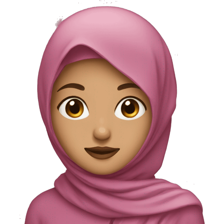 Girl with hijab emoji