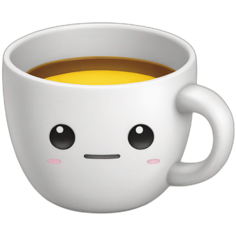 Chat dans une tasse emoji