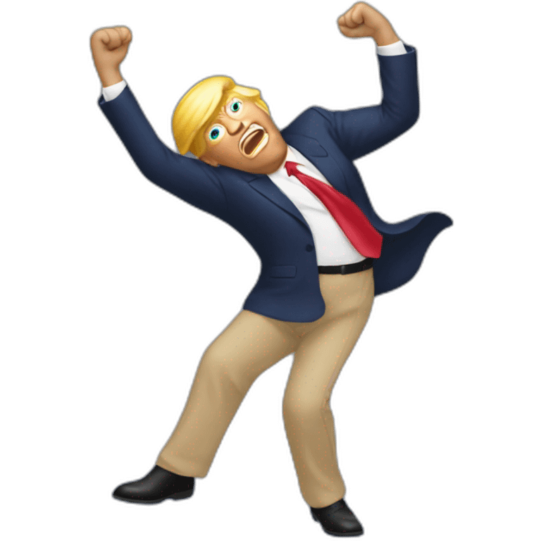 Donald Trump qui danse emoji