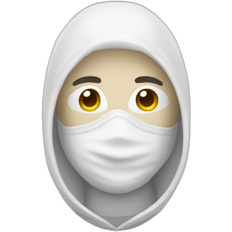 white masked man emoji