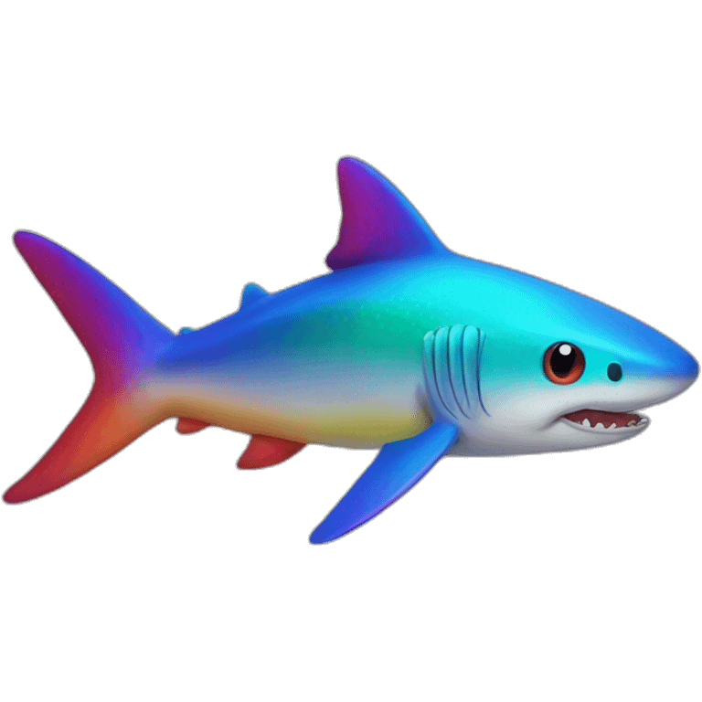 Rainbow Shark emoji