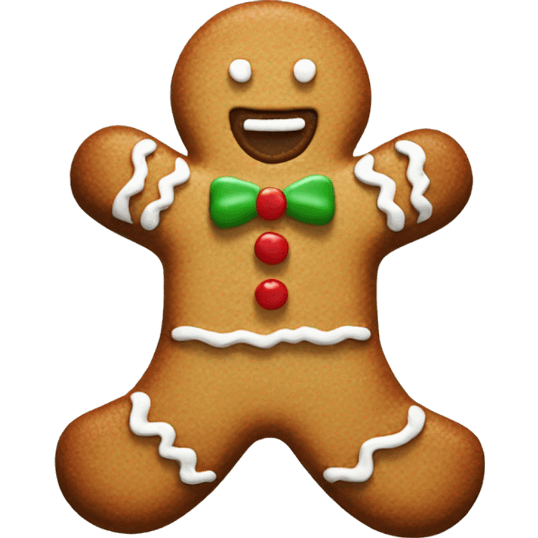 gingerbread man cookie emoji