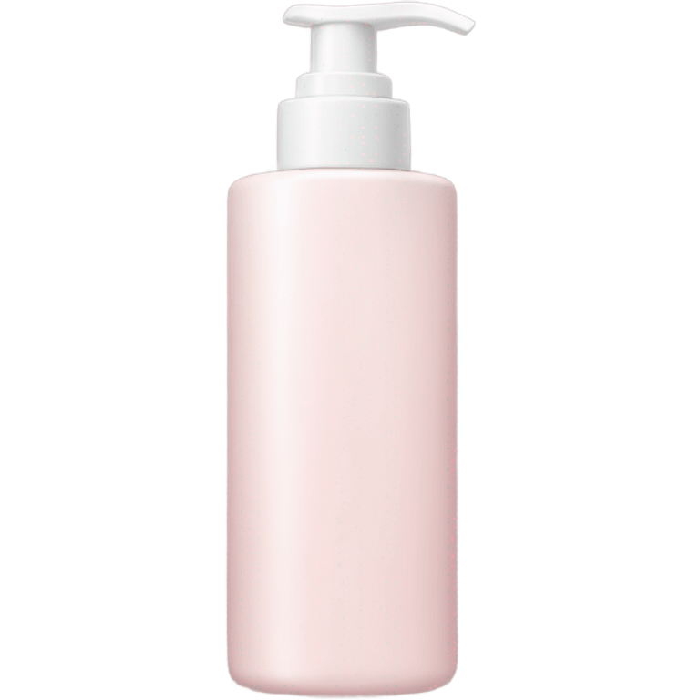 Pale pastel pink face wash bottle emoji