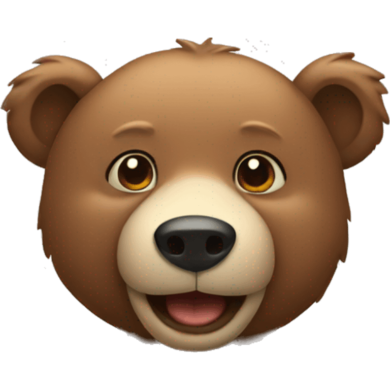 Loving bear emoji