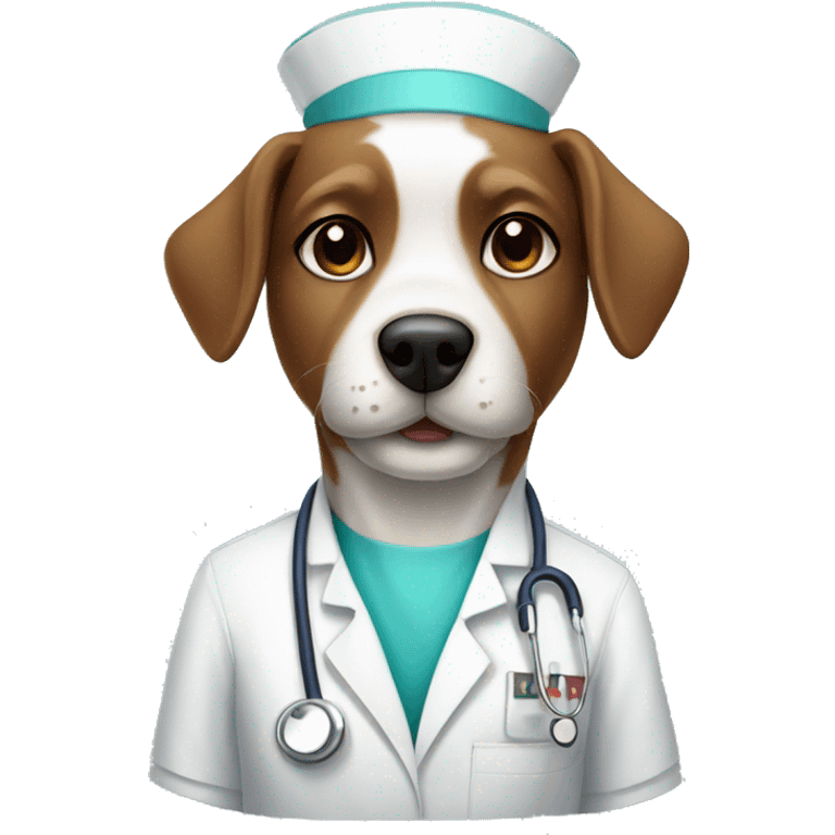 nurse dog emoji