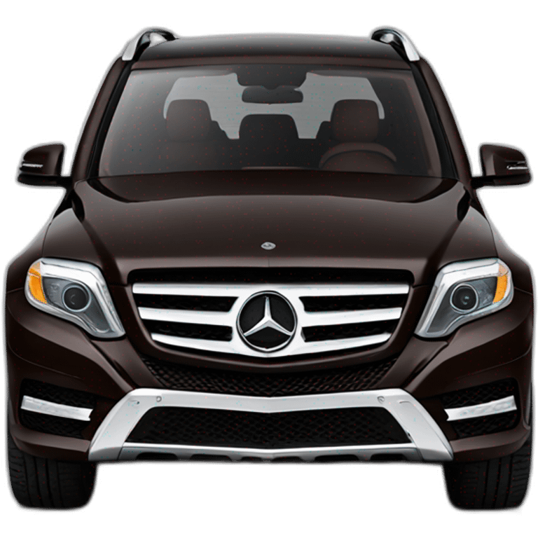 mercedes glk dark brown front emoji