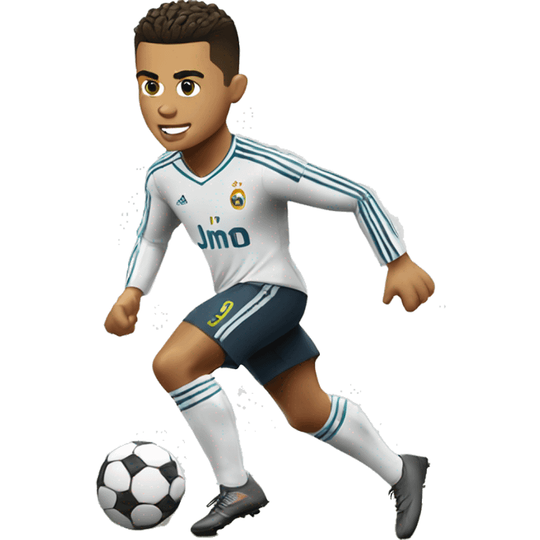 ronaldo dribbling emoji