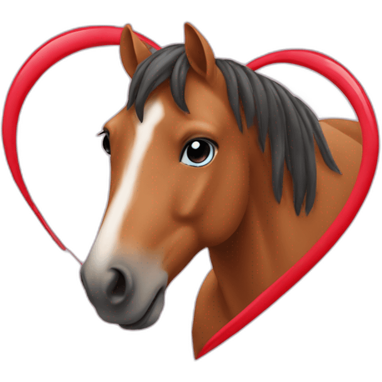 horse in heart emoji