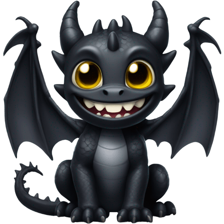 Toothless  emoji