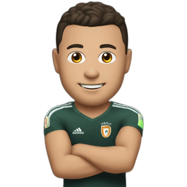 Ronaldo with modi emoji