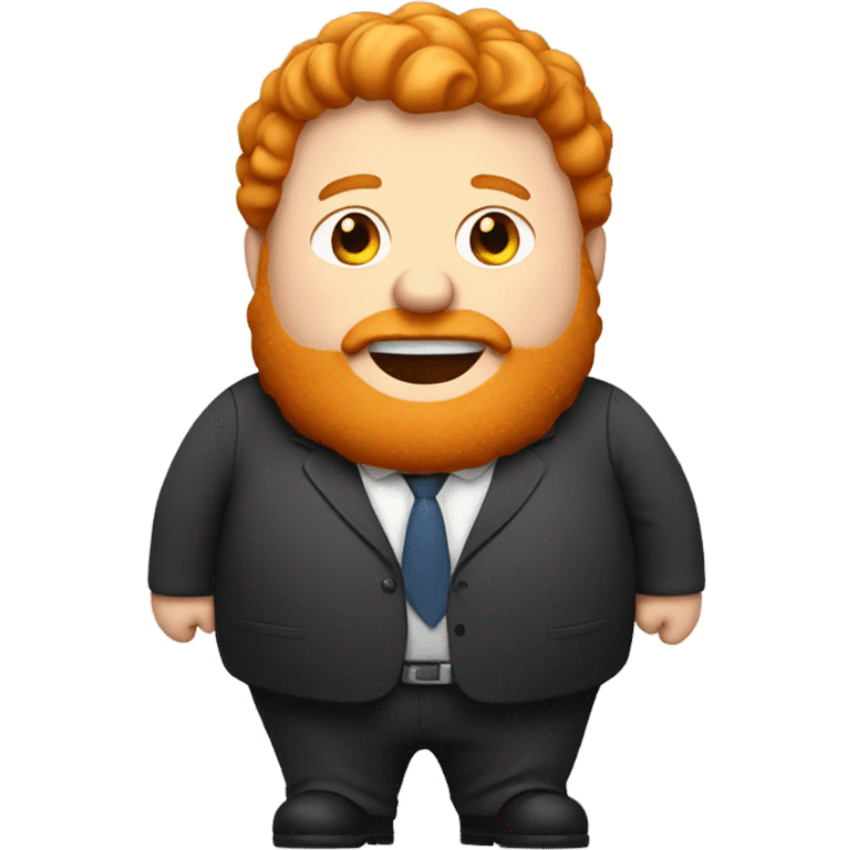 Fat ginger man emoji