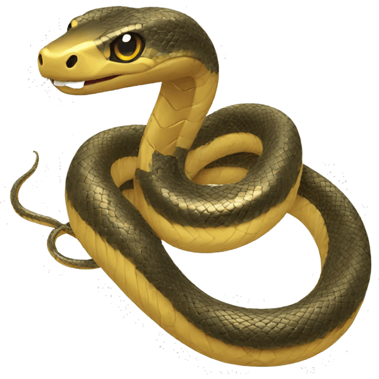 gold snake  emoji