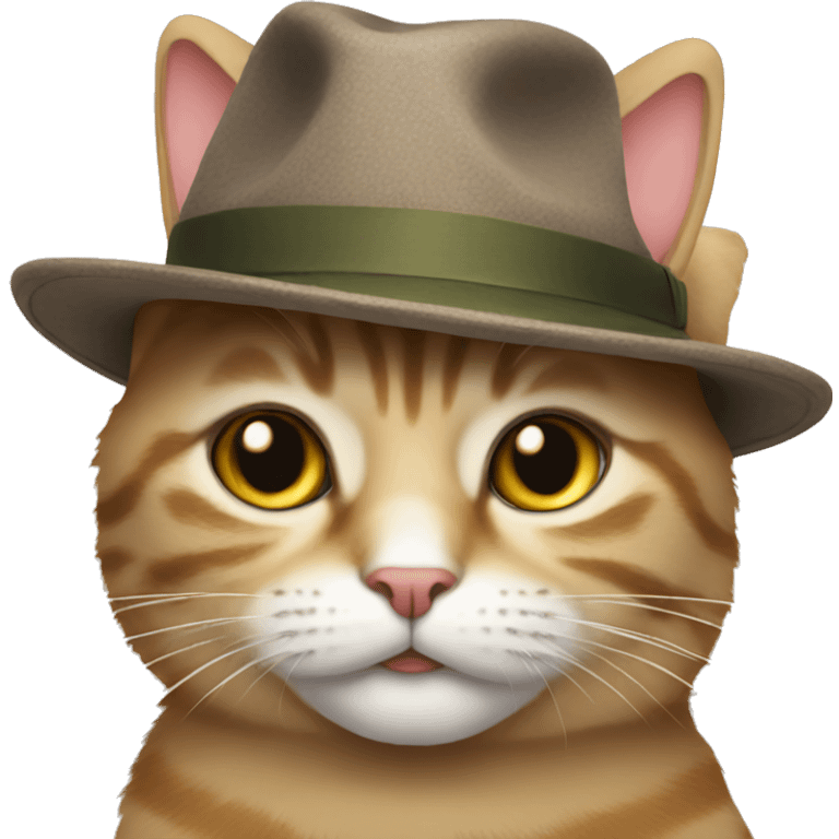 Cat with a hat emoji