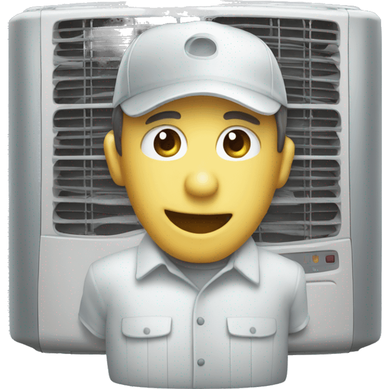 an air-conditioner cleaner emoji