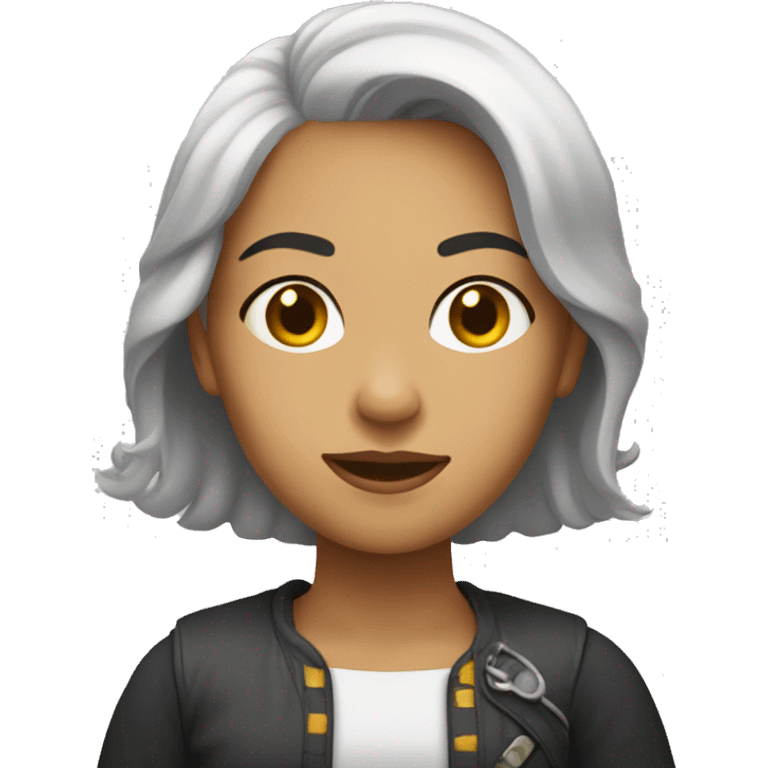 loira cacheada branca mulher emoji