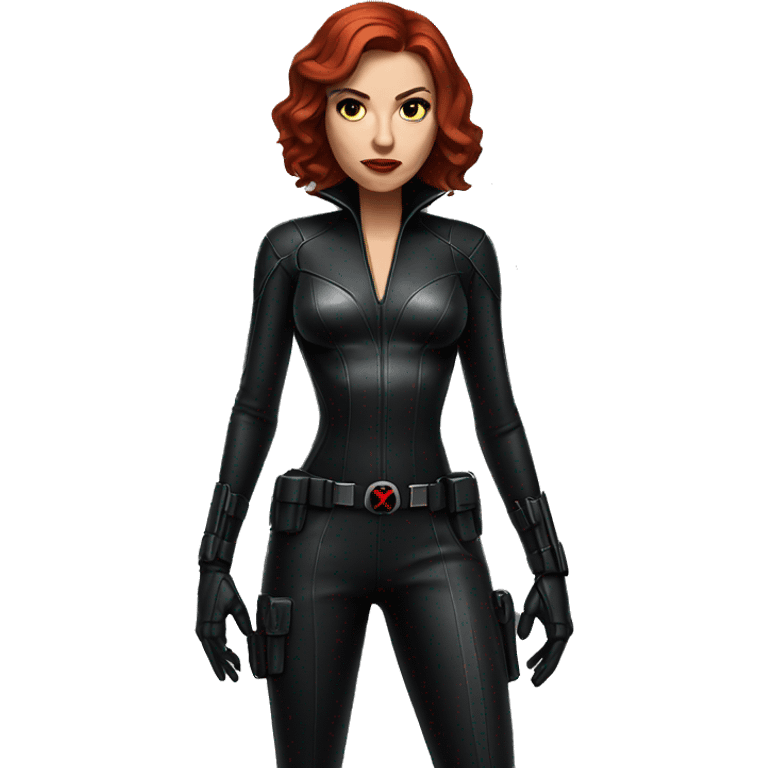 Black widow full body  emoji