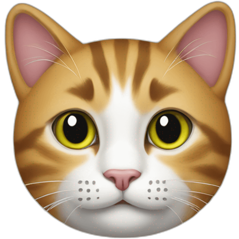 Cat apple emoji