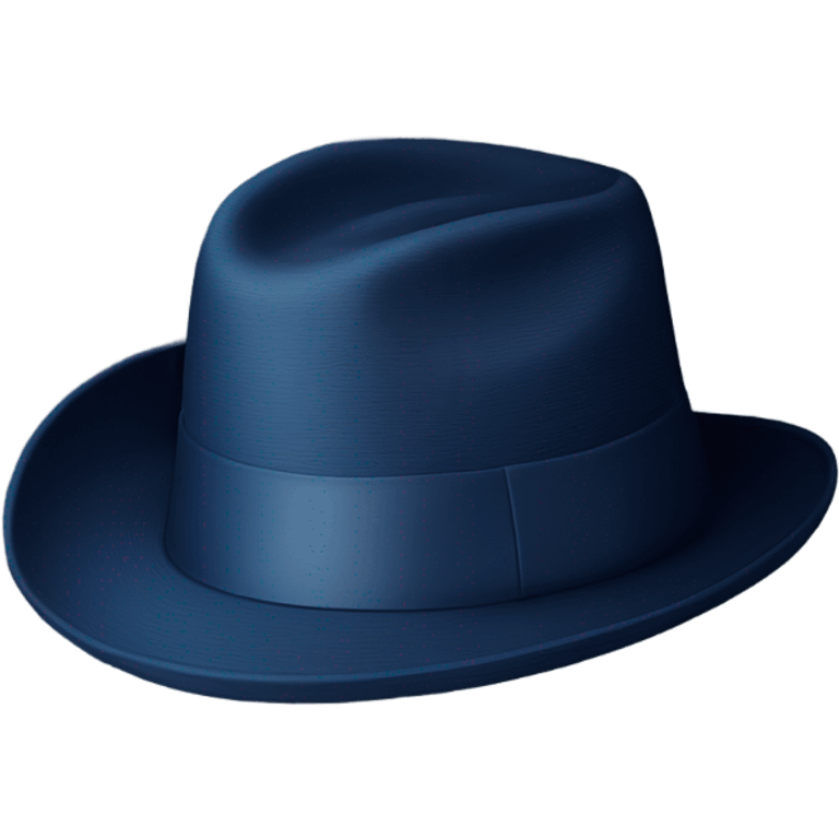 Darl blue hat emoji