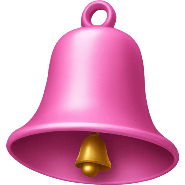 Pink bell emoji